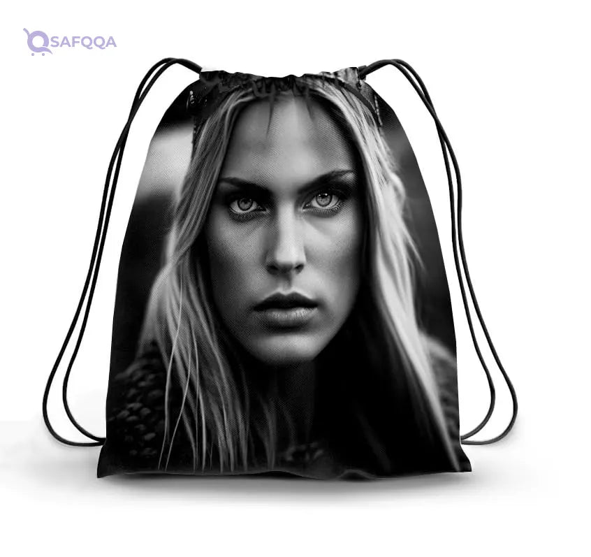 TAT DRAWSTRING BAG - 577, MultiColor, Large - Safqqa