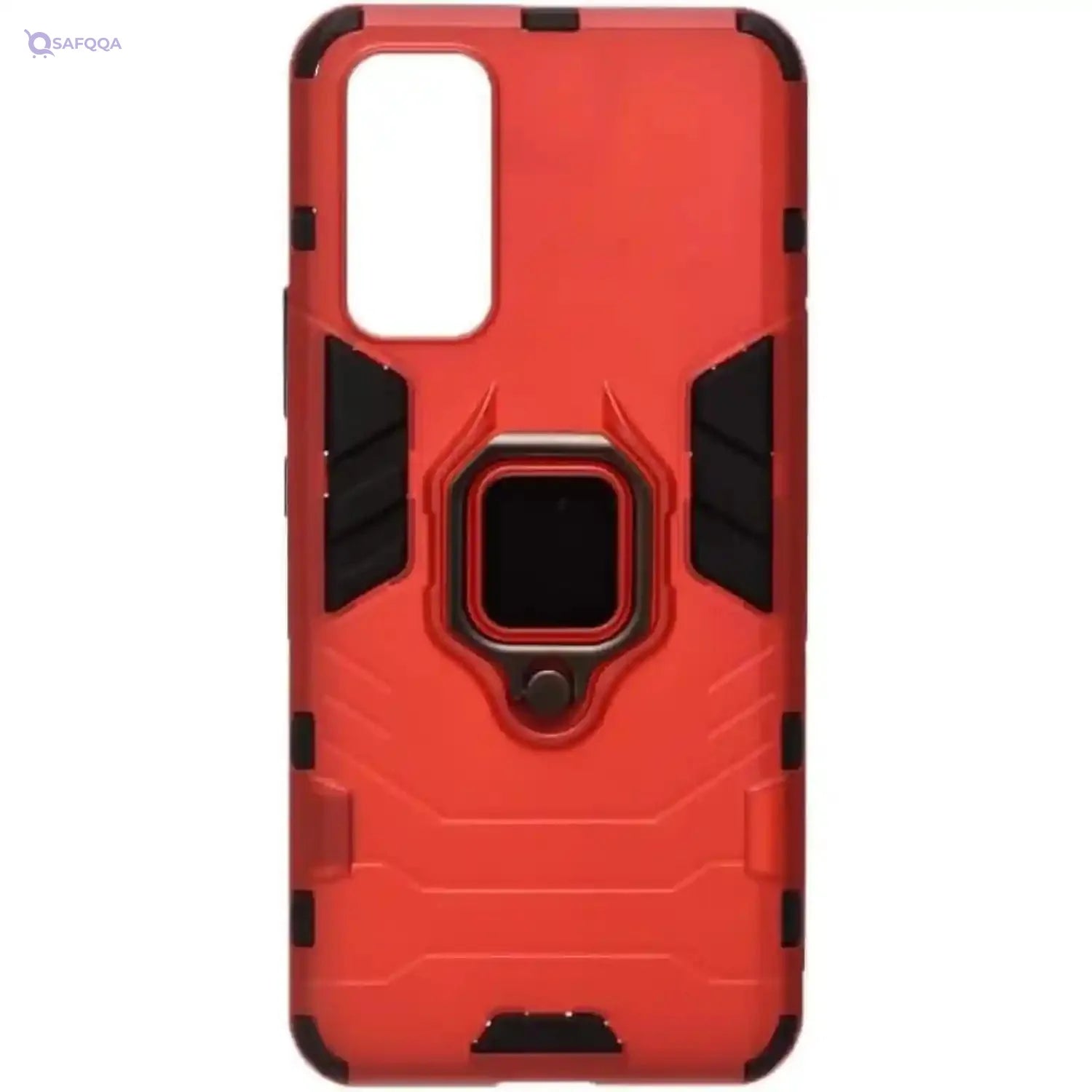 Generic Plastic Phone Case With Silcone Protection Edges And Metal Finger Holder Compatible With Honor 30 6.53