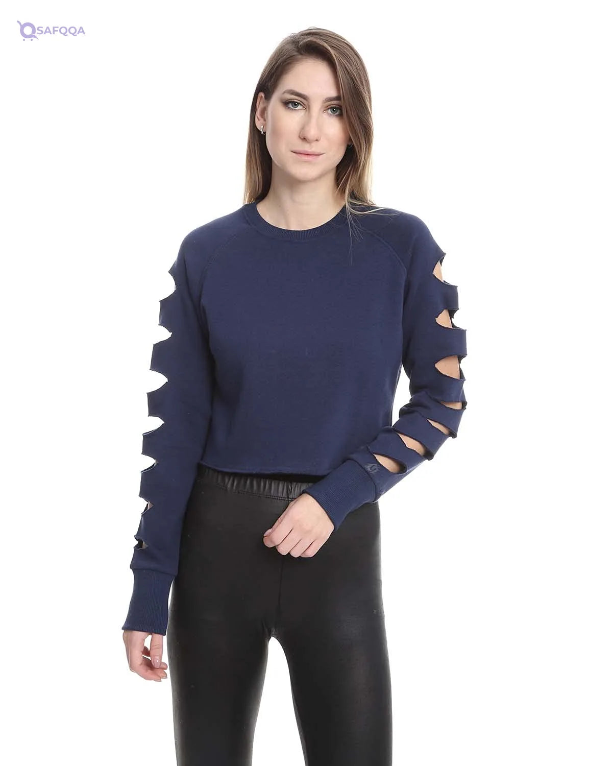 U Athleisure Sweatshirt for Women Soft and warm fabric - Safqqa