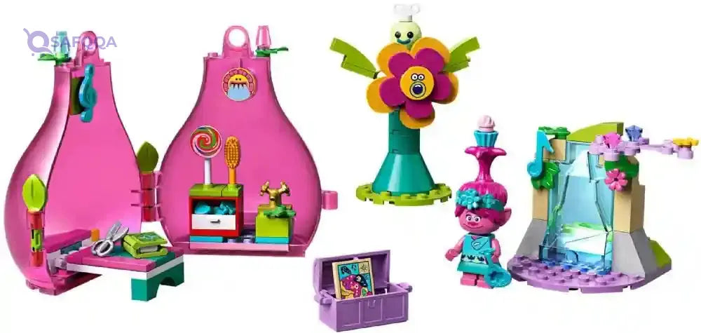 LEGO Trolls World Tour Poppy’s Pod 41251 Trolls Toy Playhouse Building Kit with Poppy Troll Minifigure, New 2020 (103 Pieces) - Safqqa
