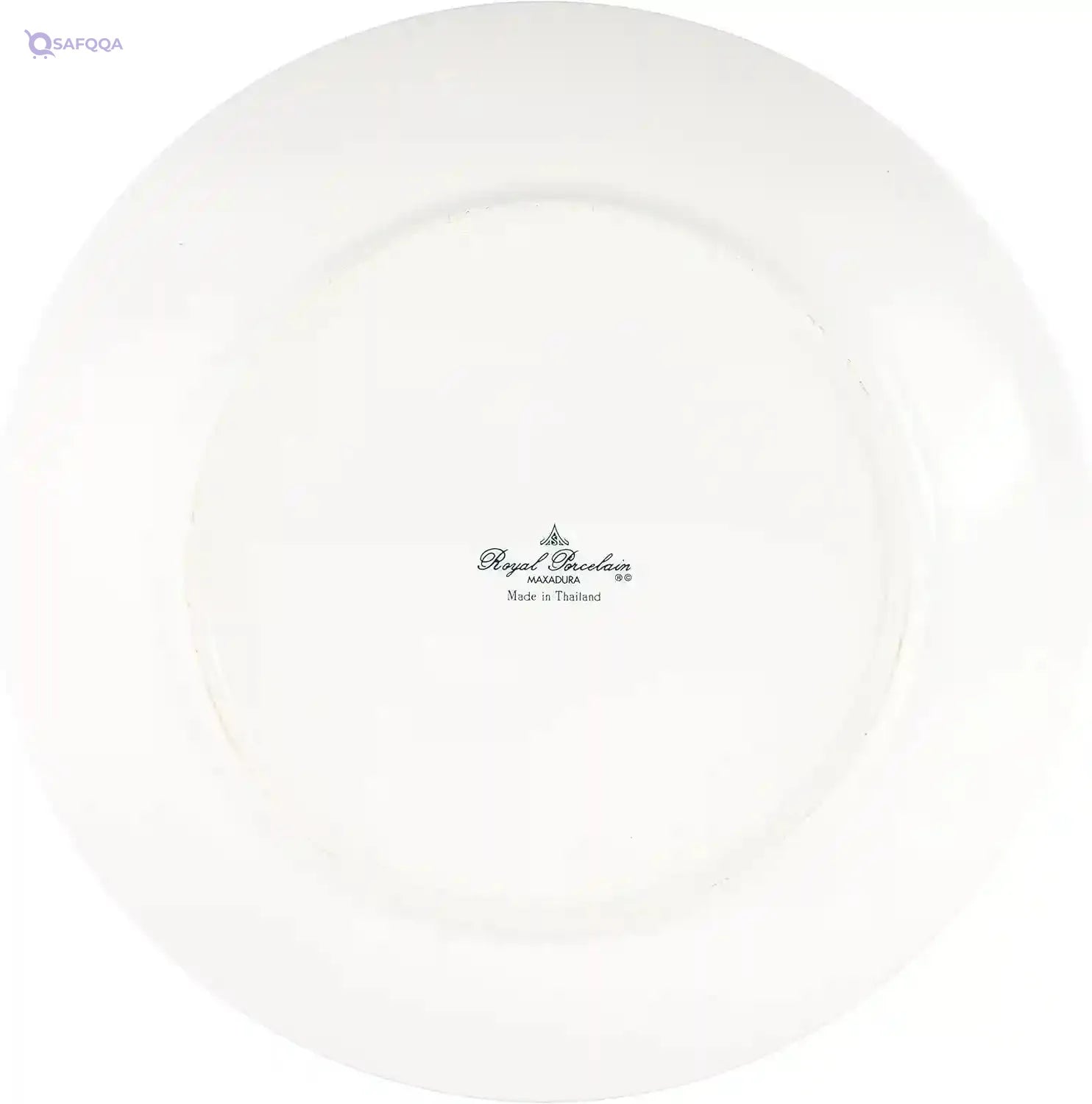 Royal Porcelain Round Coup Plate - 26 cm - Safqqa Egypt