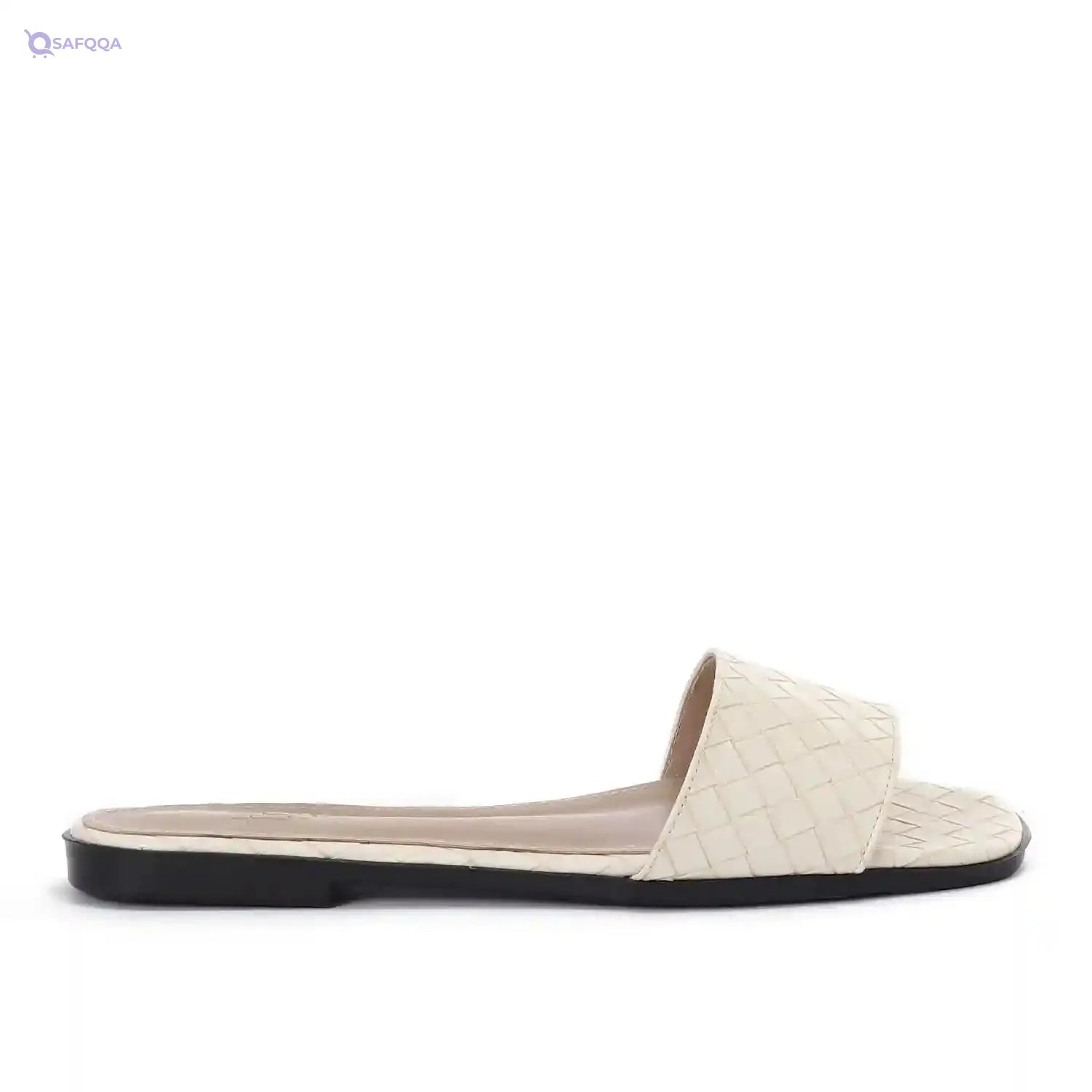 womens Braided Flat Slipper Flip-Flop - Safqqa Egypt