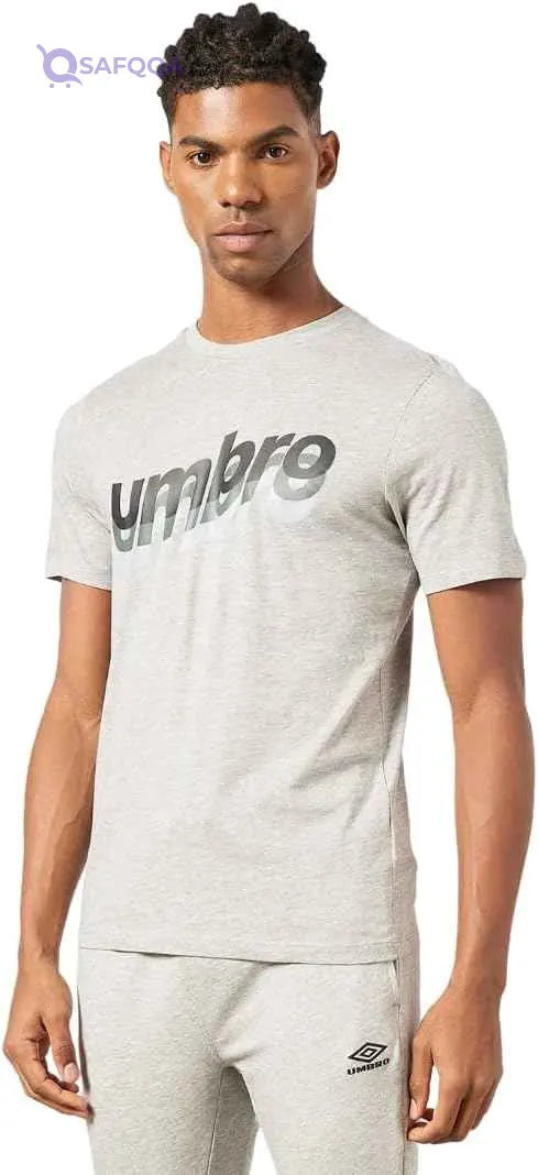 UMBRO Men’s FW Linear Waves Graphic T-Shirt - Safqqa