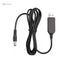 USB DC 5V to 12V Step-Up Power Cable (1M) – with DC 5.5 x 2.1mm Jack - Safqqa
