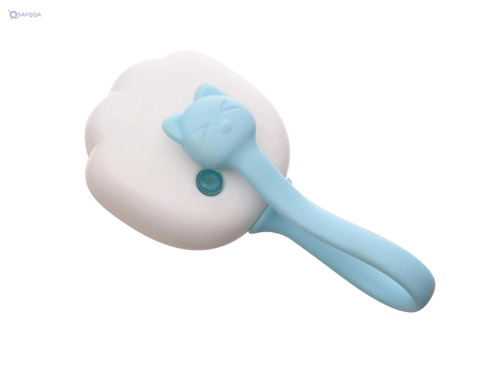 Generic Plastic Small Cat Paw Shaped Random Fixing Clip With Silicone Strap For Organization - Safqqa