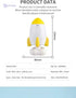 Deli School Supplies Colorful Rocket-Shaped Sharpener - Safqqa Egypt