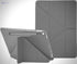 Smart Case For Samsung Galaxy Tab S8 Plus 2022 & S7 Plus (2020) 12.4 inch, Flip Cover Soft PU Leather Case With Auto Sleep/Wake For Samsung Galaxy Tab S8 Plus (Gray) - Safqqa Egypt