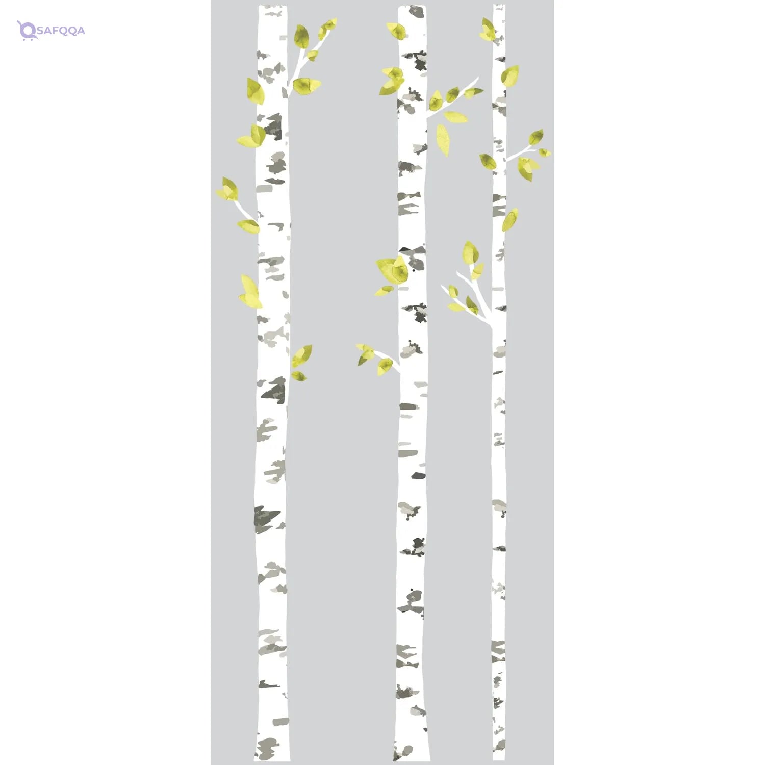 RoomMates Birch Trees Peel And Stick Giant Wall Decals, Multicolor - Safqqa