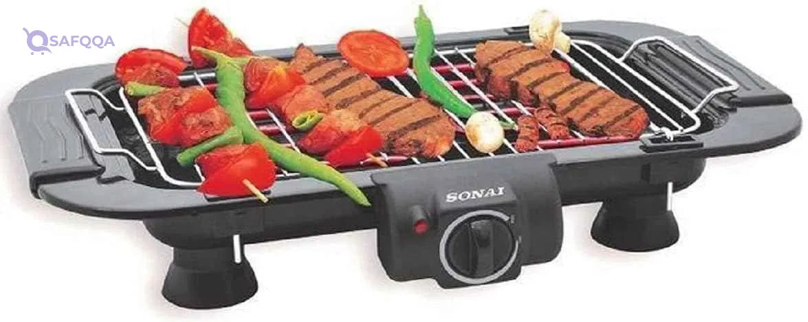 Sonai Max Grill - With Thermostat , 2000 Watt, MAR-200T - Safqqa Egypt