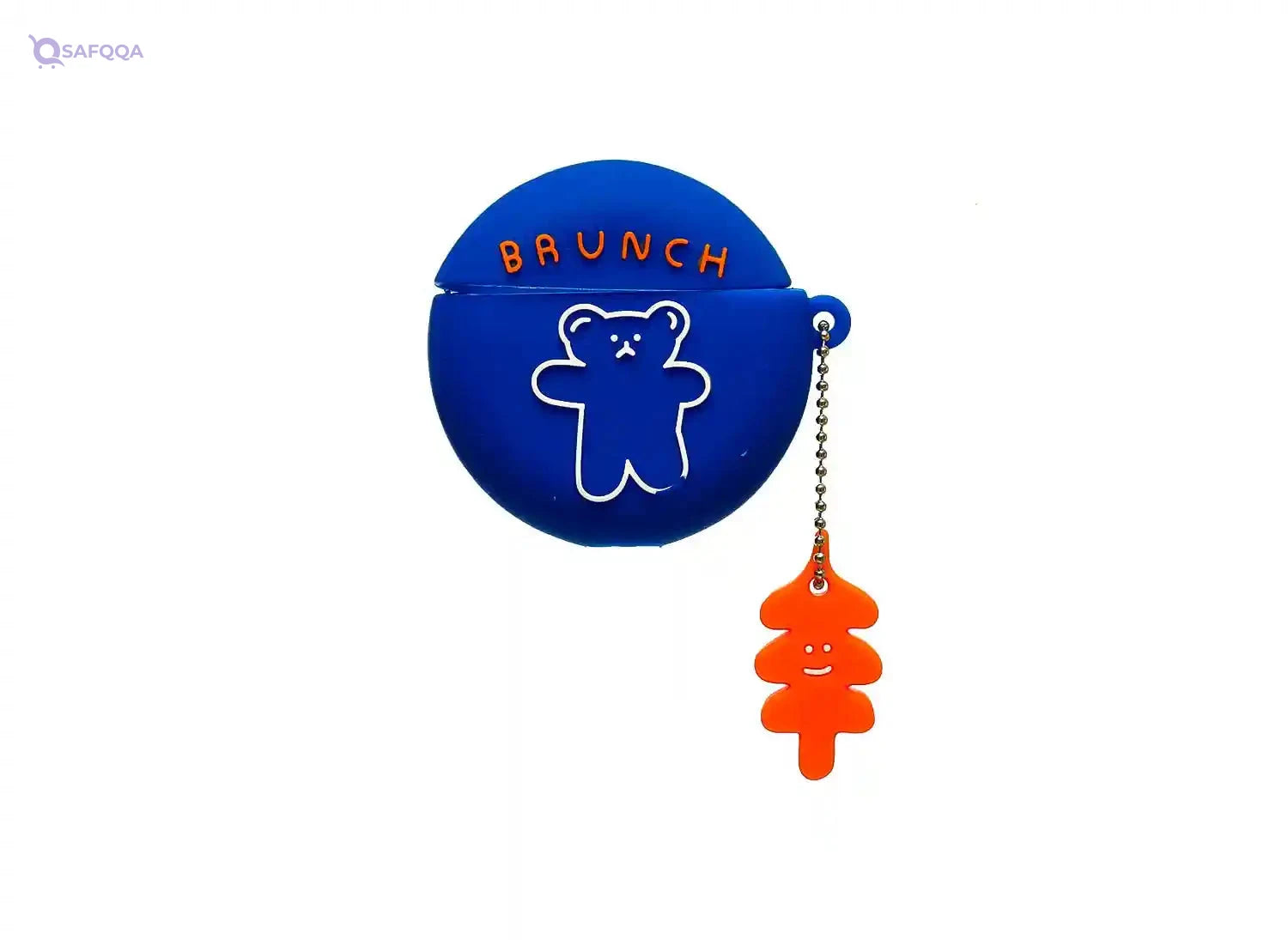 3D Cartoon Design Silicone Case For Huawei Buds 3 - Multi Colour (Blue Bear) - Safqqa