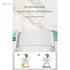Generic Highchairs 6 Position Foldable Baby High Chair Feeding Chair Newborn Feeding Chair Removable Adjustable Double Meal Tray Reclining Baby Chair with Universal Wheels 8131 Colors (multicolor) - Safqqa