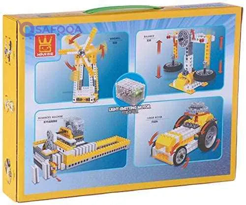 Wange 1405 Machine Shaped Building Blocks - 286 Pieces - Safqqa Egypt