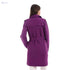 Women Solid Lightweight Buttoned Coat - Safqqa