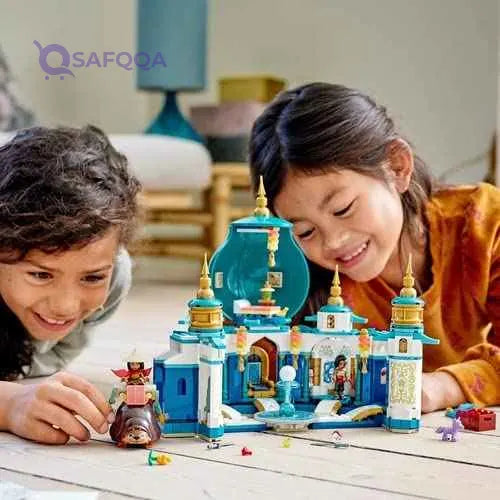 LEGO 43181 Disney Princess Raya and the Heart Palace Playset, Castle Toy with Namaari Minidoll, Tuk Tuk and Serlot Figures - Safqqa