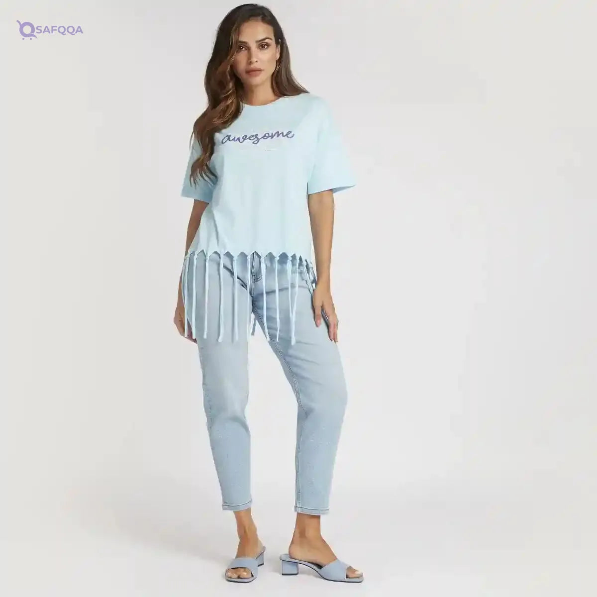 Splash Basic Tshirt For Women - Safqqa Egypt