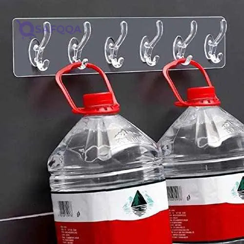 Heavy Duty Strong Adhesive Wall Hooks – For Bathroom & Kitchen - Safqqa
