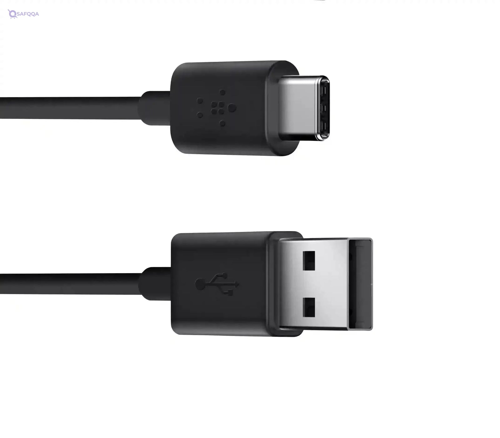 Keendex kx 2517 usb 2.0-a to type c charge and data transfer cable,1 meter - black - Safqqa