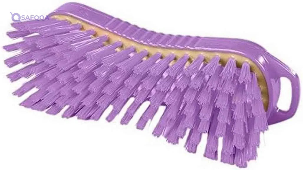 Maya Hand Scrub Brush Resin Set Stiff (210 x 70 mm) Purple 95063 - Safqqa Egypt