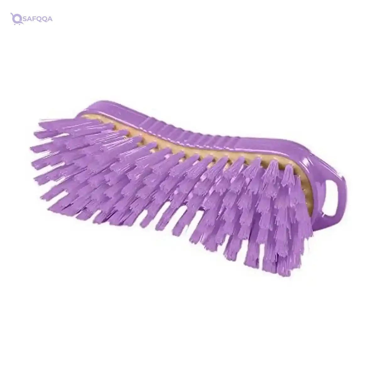 Maya Hand Scrub Brush Resin Set Stiff (210 x 70 mm) Purple 95063 - Safqqa Egypt