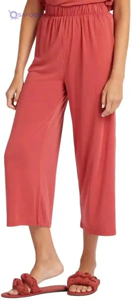 Splash Jersey Jogger For Women, Red - Safqqa Egypt