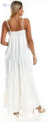 JAMILA Women Spaghetti Sleeves Tiered Dress - Safqqa Egypt