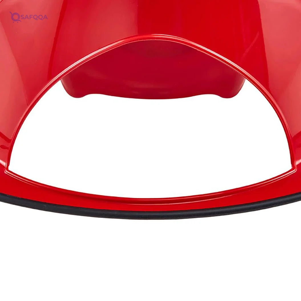 keeeper Children's Toilet Seat, For 18 months to 4 years, Anti-Slip Design, Ewa, Cherry Red - Safqqa
