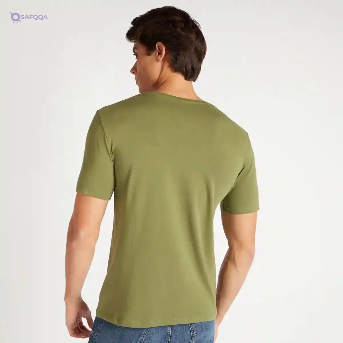 Splash mens 3516735 VNECK SOLID T-Shirt (pack of 1) - Safqqa Egypt