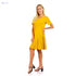 JAMILA Women Round Short Sleeves Tiered Dress DRESS - Safqqa Egypt
