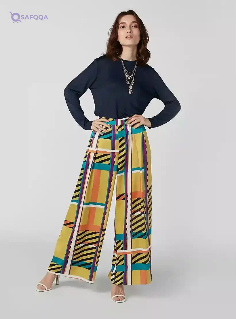 Sustainable Plain T-shirt with Round Neck and Long Sleeves - Safqqa Egypt