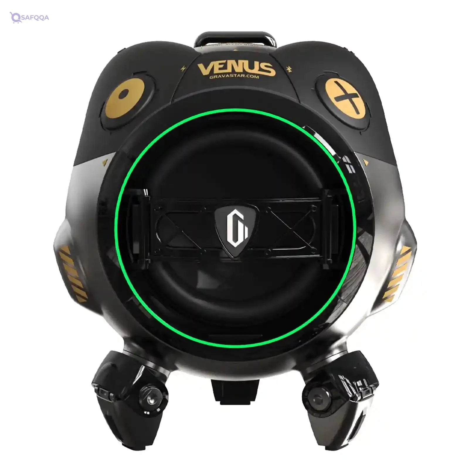 Gravastar G2_Grn Venus Wireless Bluetooth 5.0 Speaker, Aurora Green - Safqqa