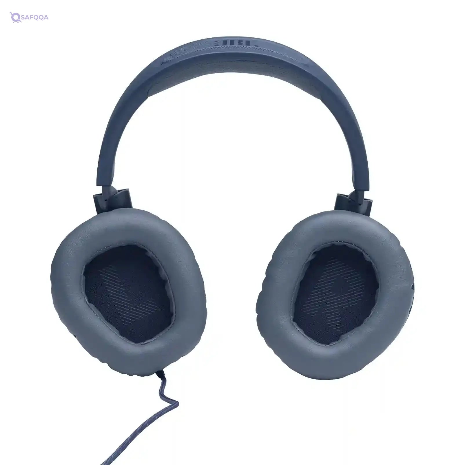 JBL Quantum 100 Wired Over-Ear Gaming Headset With A Detachable Voice-Focus Boom Mic, Quantumsound Signature, Lightweight Headband, Memory Foam Ear Cushion, Pc And Gaming Console Compatible - Blue - Safqqa