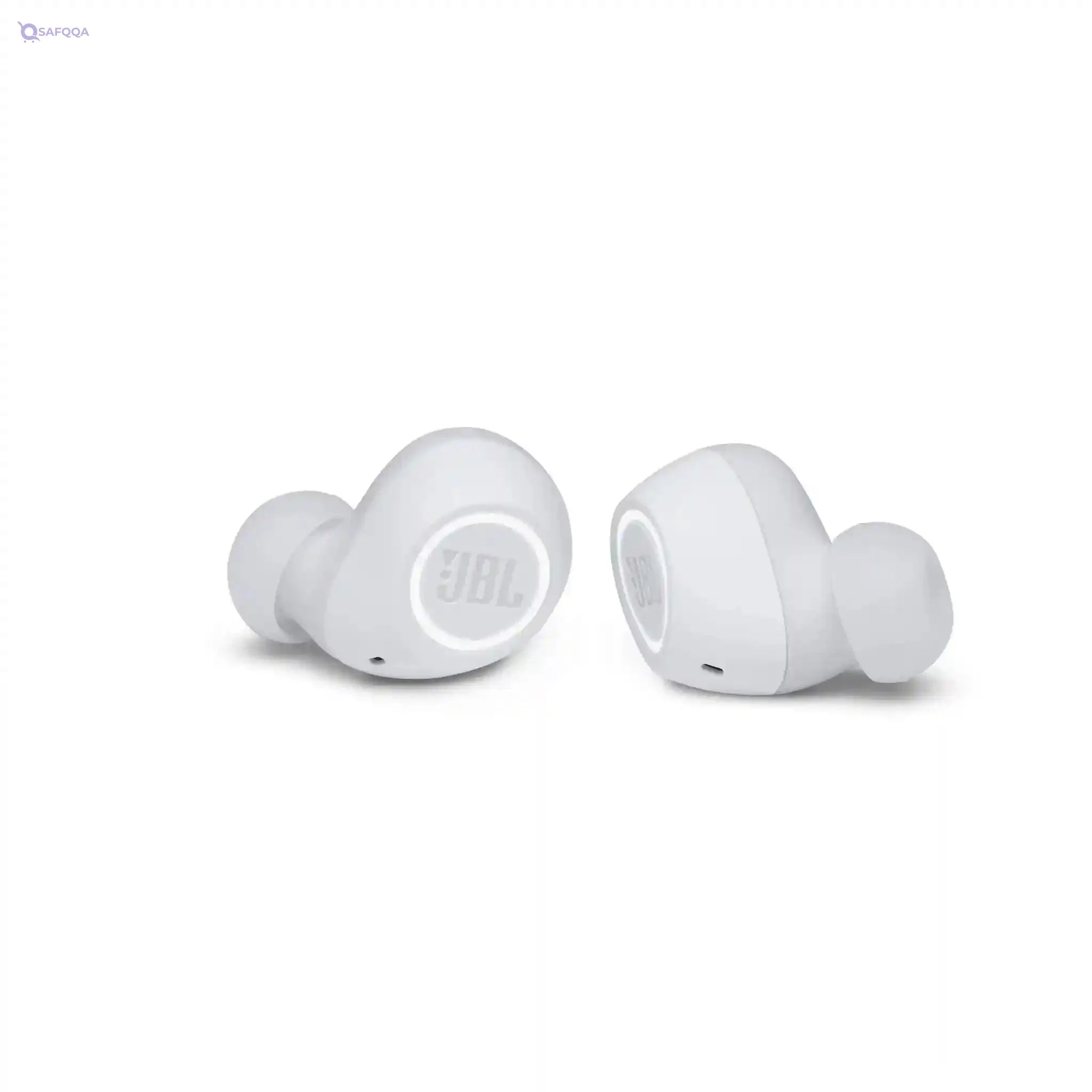 JBL Free 2 Bluetooth Wireless Noise-Cancelling Earphones with Microphone & Charging Case - White, AirPods Style - Safqqa