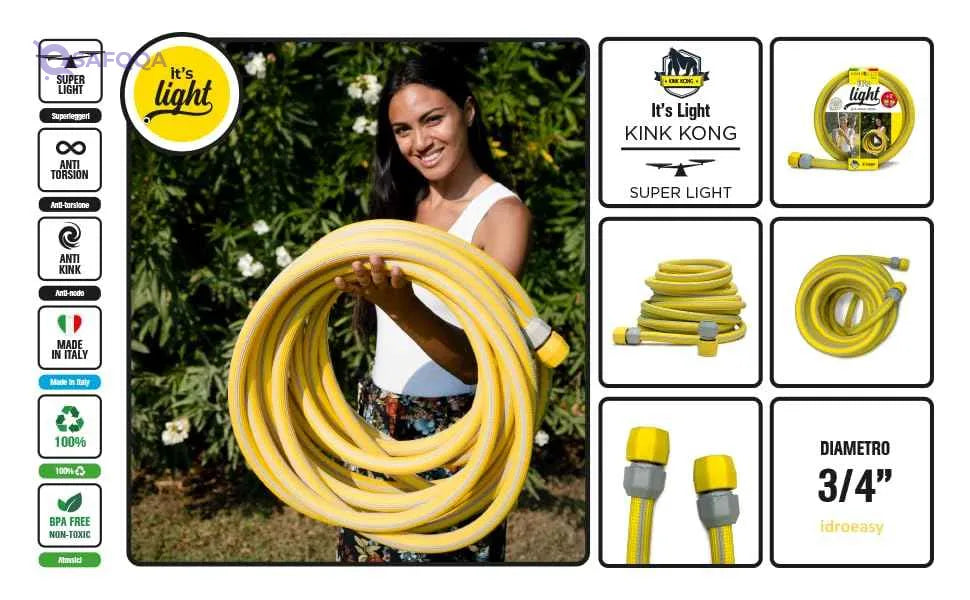 Idroeasy Watering Equipment , yellow, 15 m - Safqqa