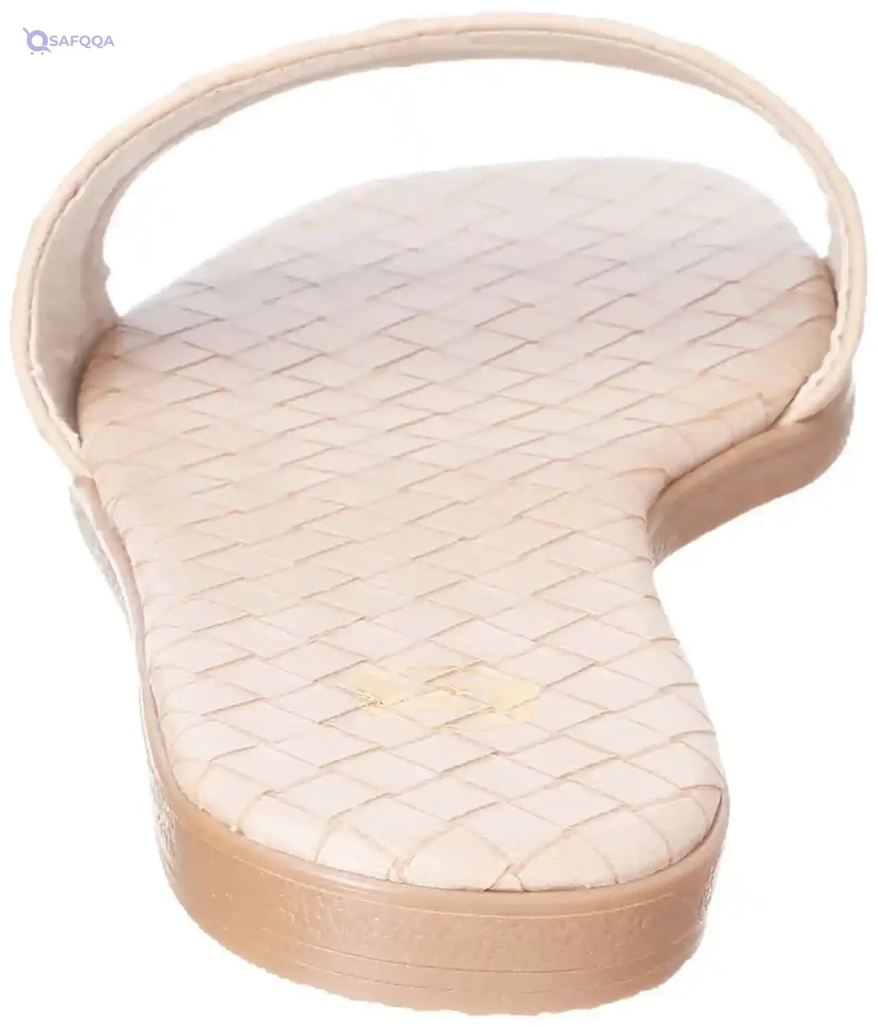 Square-Toe Basket-Weave Slide Slippers for Women - Safqqa Egypt