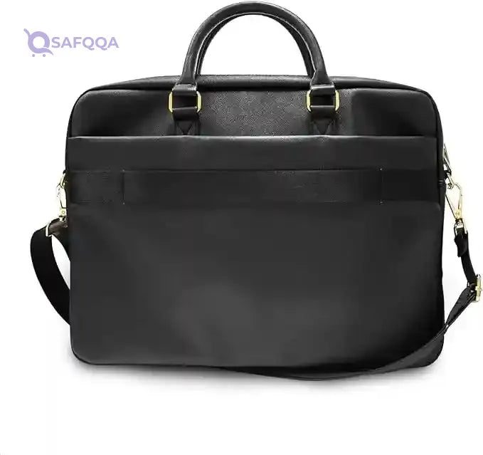 Guess PC & Laptop Accessories Brand Model Bag GUCB15PUSASBK 16" Black/Black Saffiano Script - Safqqa