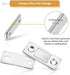 Ultra-Thin Magnetic Door Catch with Screws – Cabinet, Drawer & Sliding Window Closer - Safqqa