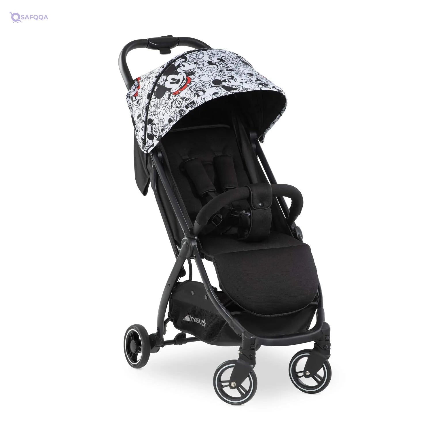 Hauck Disney Sun Hood for Swift X Buggy – Mickey, UV Protection 50+ - Safqqa