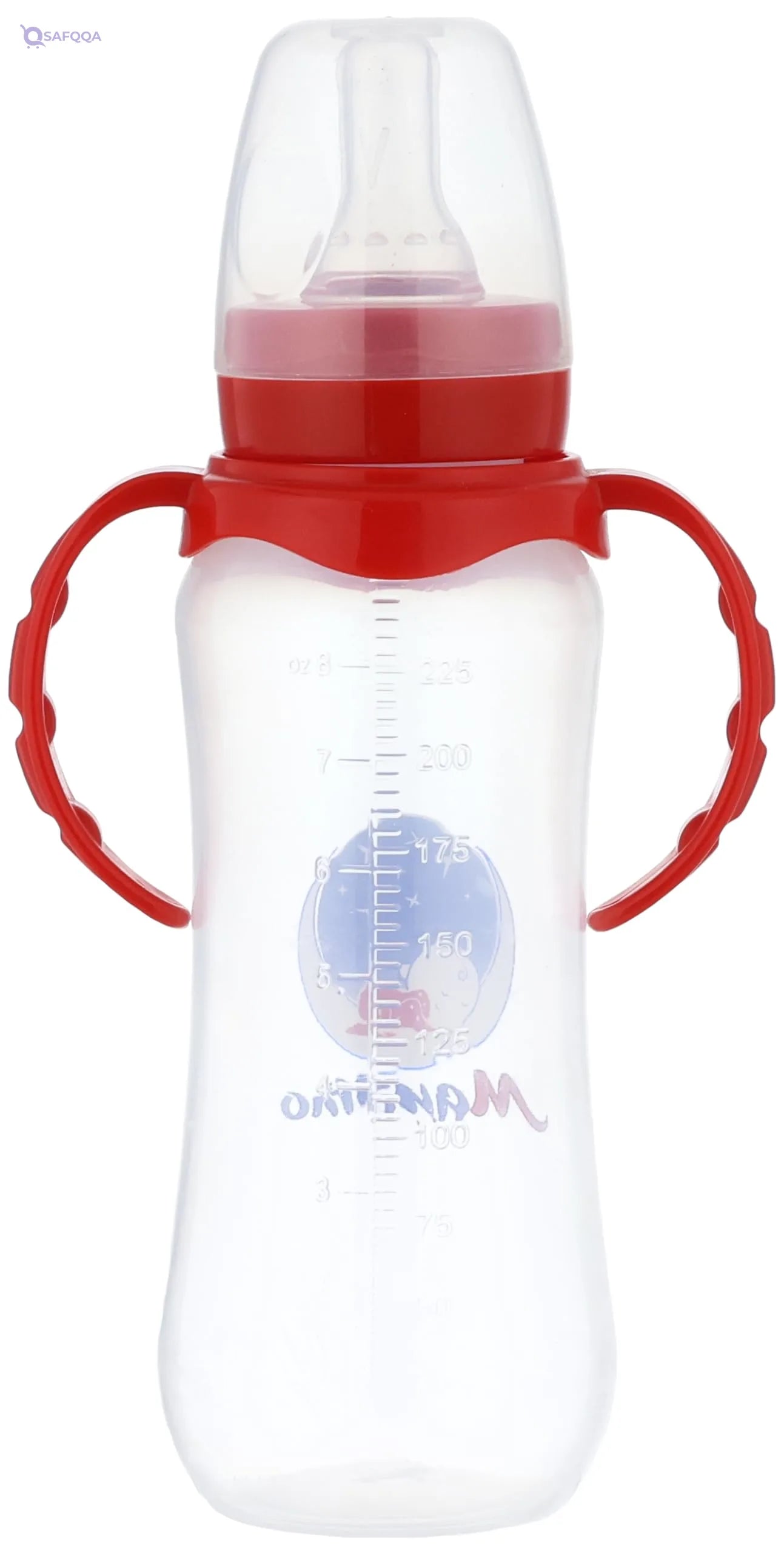 MAMBINO Baby Bottle With Hand  ,250 ml ,4month - Safqqa