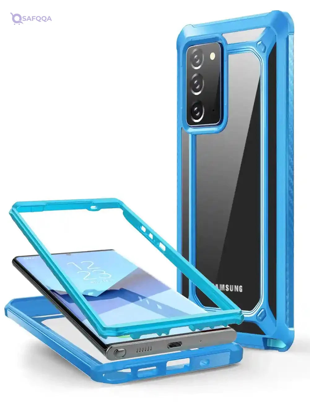 Supcase unicorn beetle exo pro series case for galaxy note 20 (2020 release), premium hybrid protective clear bumper case without built-in screen protector - Safqqa Egypt