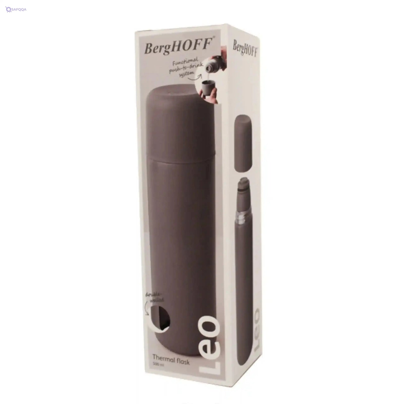 Berghoff - thermal flask grey 500 ml - Safqqa