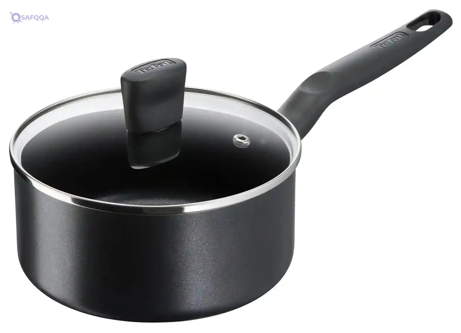 TEFAL G6 Super Cook 18 cm Saucepan with Lid | Non stick | Black - Safqqa