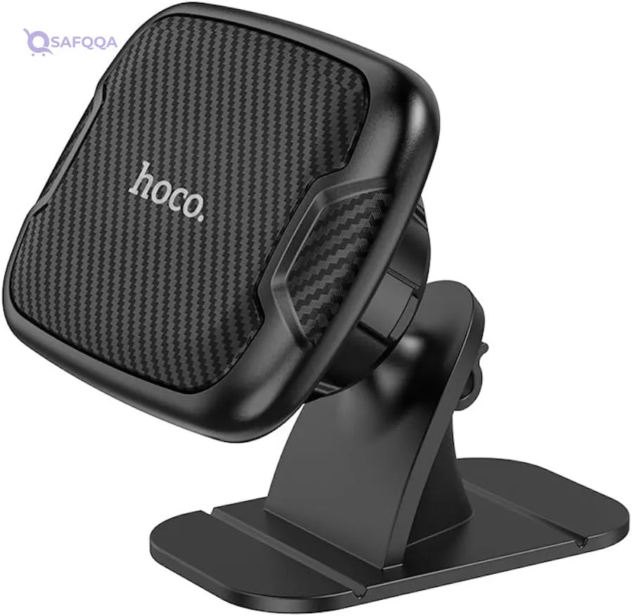 HOCO Magnetic Car Mount, Black Strong magnetic hold for secure phone placement - Safqqa