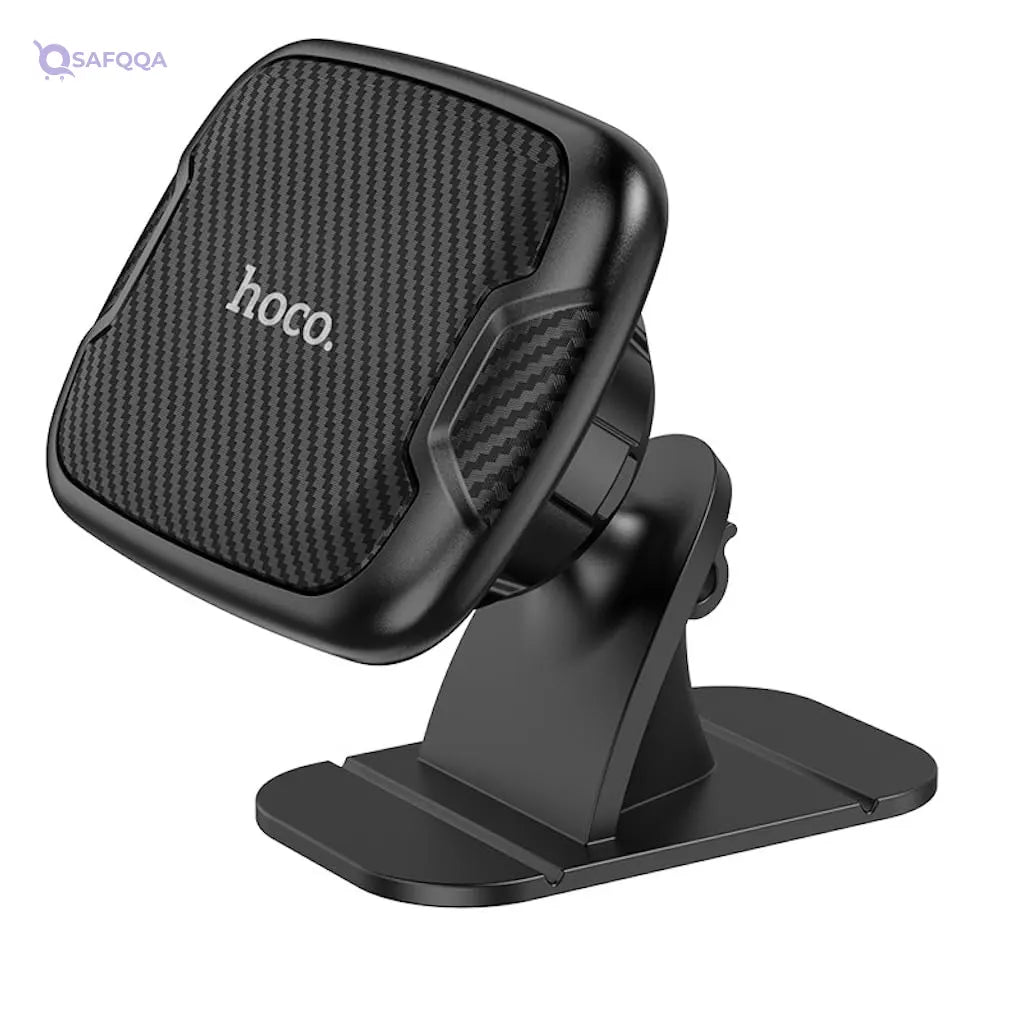 HOCO Magnetic Car Mount, Black Strong magnetic hold for secure phone placement - Safqqa