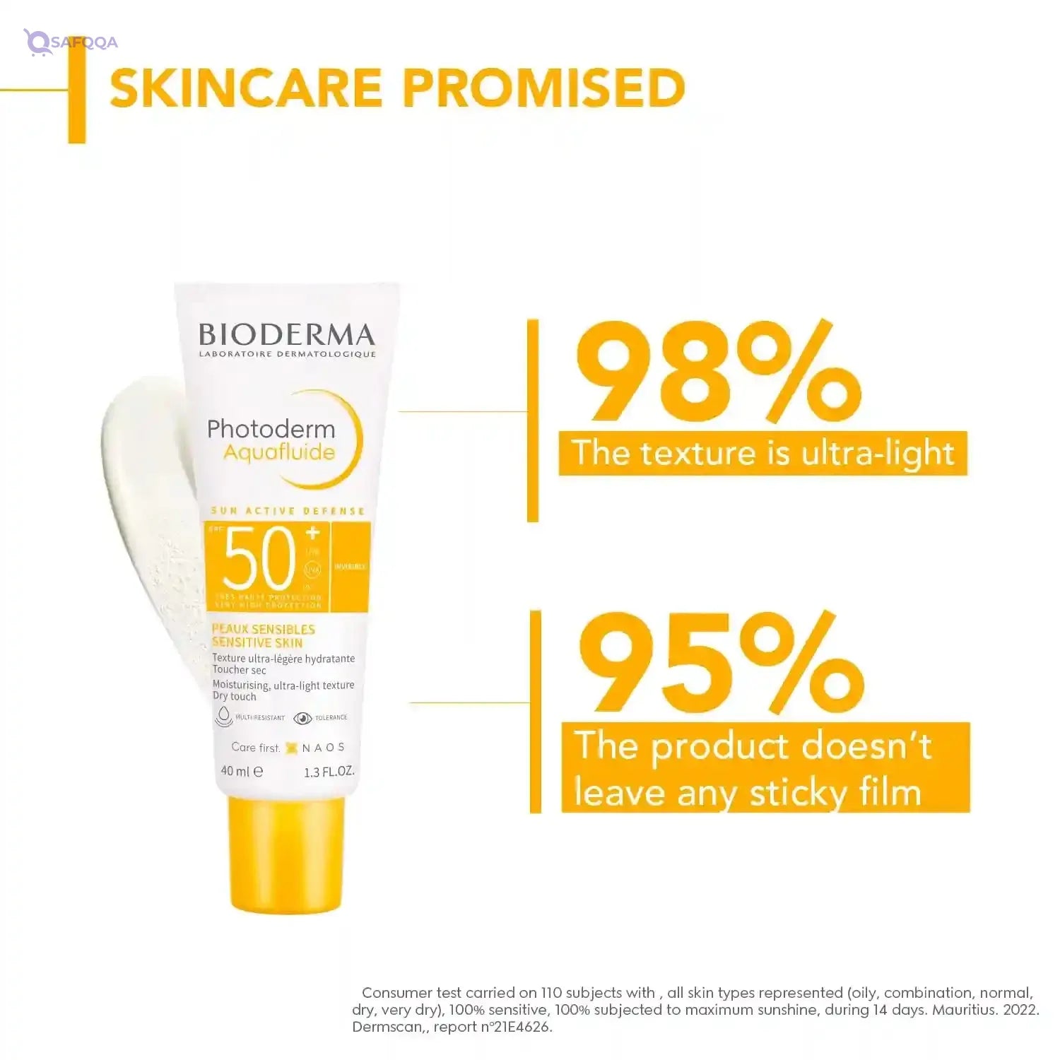 Bioderma Photoderm Max SPF 50 Aquafluide Cream, 40ml - Safqqa