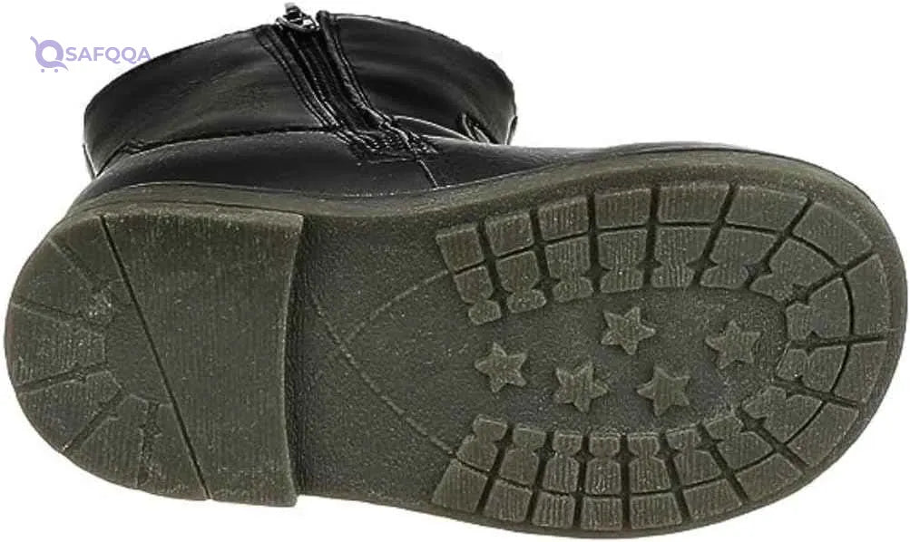 Sprox half boot polyster for girls- Black - Safqqa Egypt