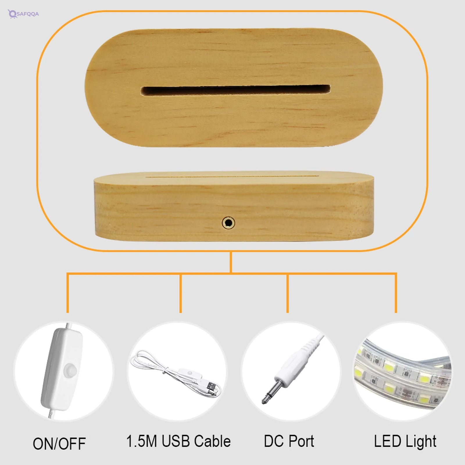 Lightzz Sulfar 3D Illusion Lamp I Love You Night Light You are My Everything Gifts for Wife Husband Anniverysary Birthday Valentines Day - Safqqa