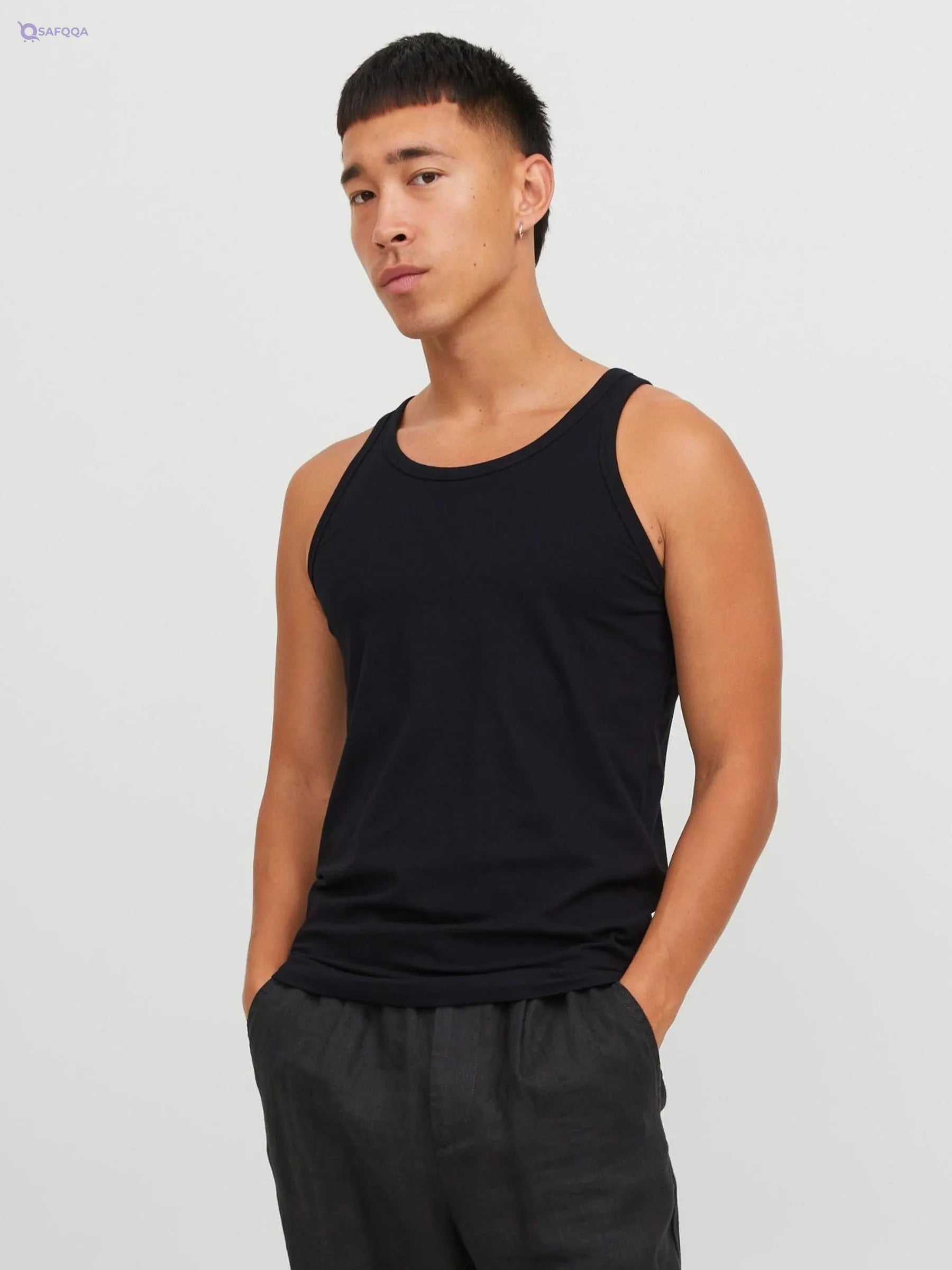 Jack & Jones Men’s Sleeveless Tank Top – Casual Comfort - Safqqa