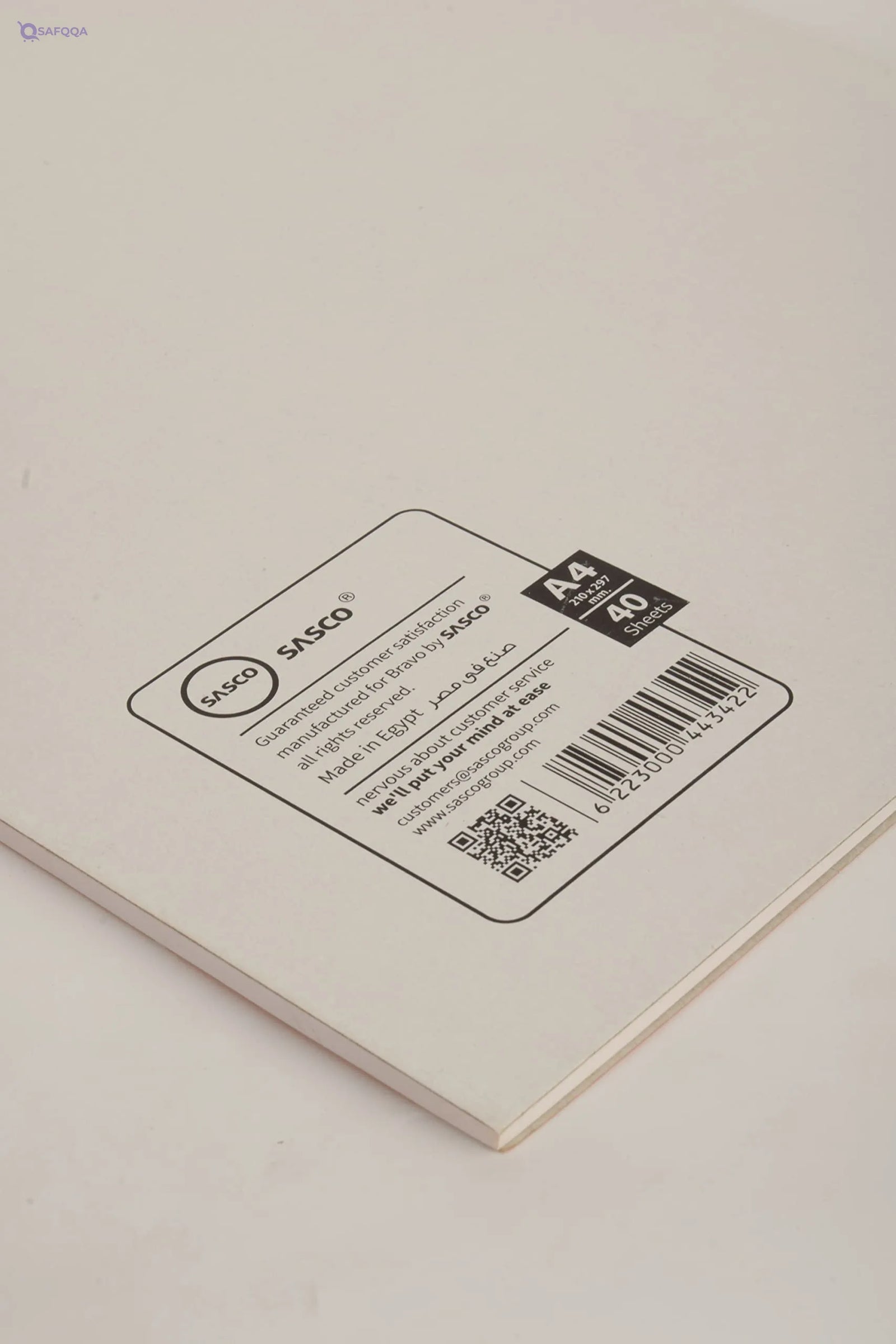 Sasco A4 Spiral Block Note – 40 Pages Lined Notepad - Safqqa