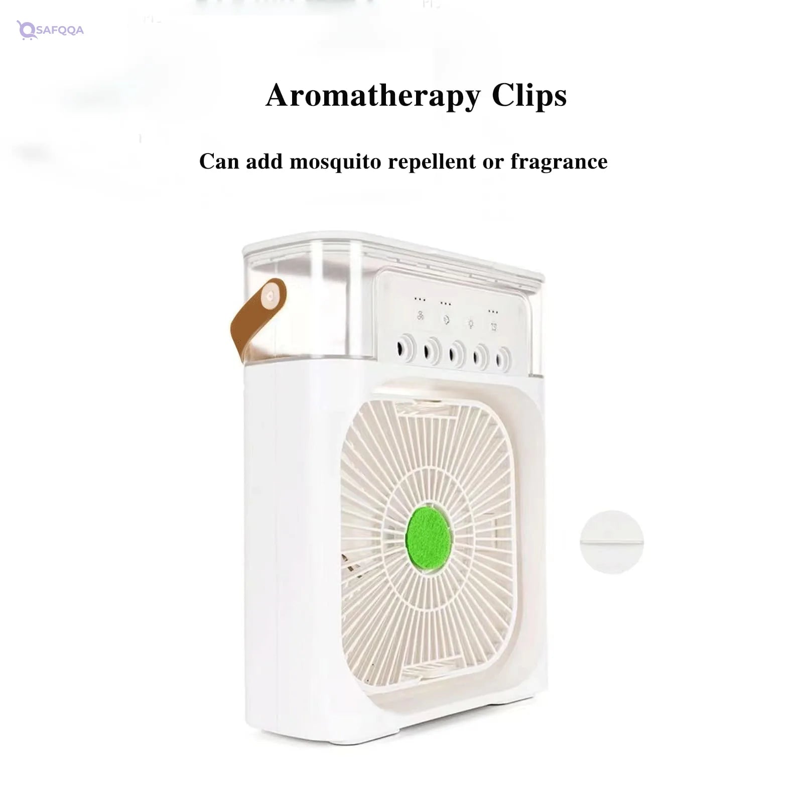 pgfpmifmj 4-in-1 Portable Air Conditioner Fan – LED & USB - Safqqa