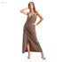 JAMILA Women Casual Dress With Drape And Side Slit DRESS - Safqqa Egypt
